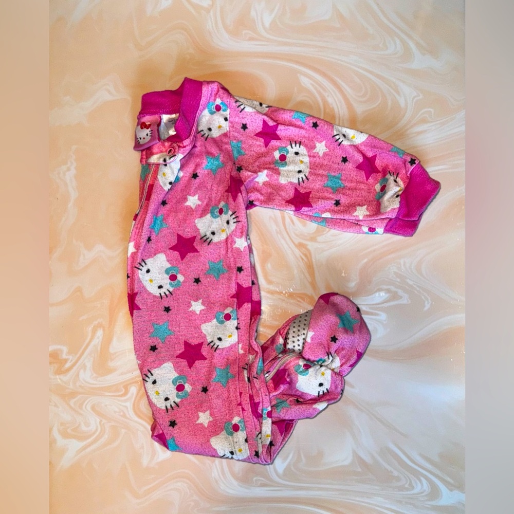 Hello Kitty Onesie with feet covered